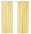 VIVAN Curtains, 1 pair, yellow