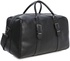 Calvin Klein 29750208-BLK Top Zip Weekender Duffle Bag for Men - Leather, Black