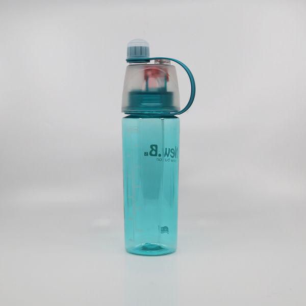 Water Bottle With Spray Large - Blue