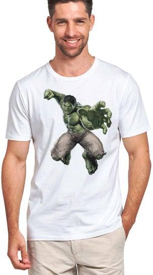 Hulk Printed T-Shirt White/Green/Grey