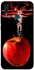 غطاء حماية واقٍ بطبعة تفاحة مغمورة بالماء لهاتف هواوي Y9 2019 أسود/أحمر