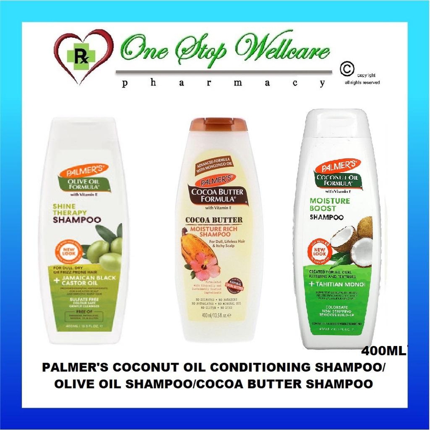 Palmer's Coconut Oil Conditioning Shampoo / Olive Oil Shampoo 400ml