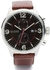 Tommy Hilfiger Brady 08J1790892 for Men - Analog Casual Watch, Stainless Steel Case With Leather Band