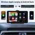 Portable Car Radio with Wireless CarPlay Android Auto, 7 Inch HD Touchscreen Car Radio with Bluetooth, FM Transmitter, Type C/Aux-in/TF Card