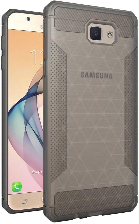 For Samsung Galaxy J5 Prime / On5 (2016) - Brushed Anti-slip Matte TPU Phone Case - Grey