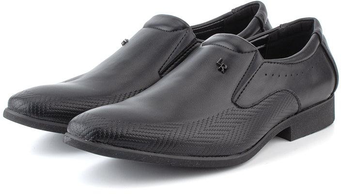 LR LARRIE Men's Semi Brogue Business Shoes - 6 Sizes (Black)
