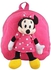 Children's Cartoon Character Minnie Mouse Teddy School Bag Backpack For Kids - Pink