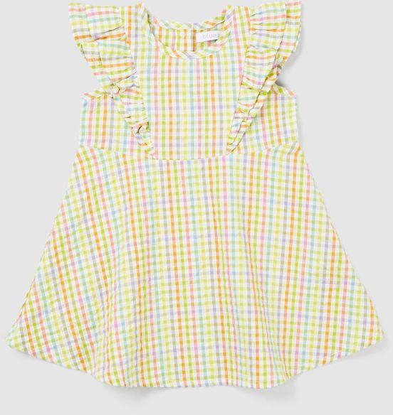 Debenhams Toddler Girls Multi Check Frill Dress