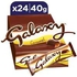 Galaxy caramel chocolate bar 40 g x 24 pieces