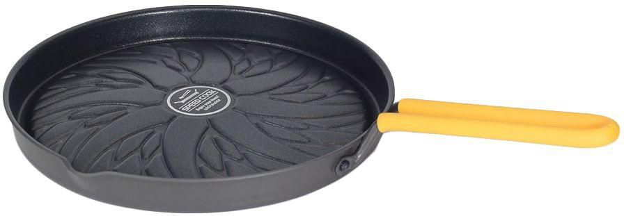 Lock&Lock LCA3263Y Speedcook Frying Pan Grill-Black and Yellow, 26cm