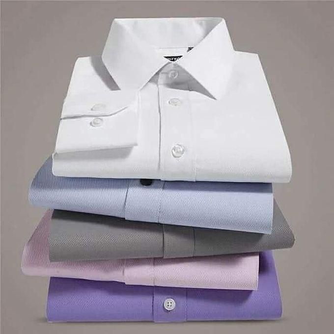 Slim Fit Official Long Sleeved Shirt 5 Pcs