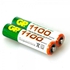 GP Batteries Rechargeable Batteries - AAA - 1100 - 2 Pcs