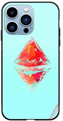 Protective Case Cover For Apple iPhone 14 Pro Etherium Design Multicolour