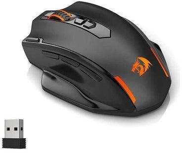 Wireless Gaming Mouse - 4,800 DPI Optical Sensor with Thumb Rest - 3 Side Buttons