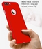 Telecomunit 360 Degree Hard, Slim & Lightweight Case with Screen Guard for Apple iPhone 7 Plus - Red