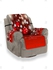 Christmas Balls Snowflake Greeting Pattern Couch Cover - Single Seat