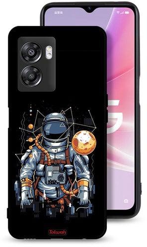 Oppo A57 5G Protective Case Cover Astronaut Abstract Art