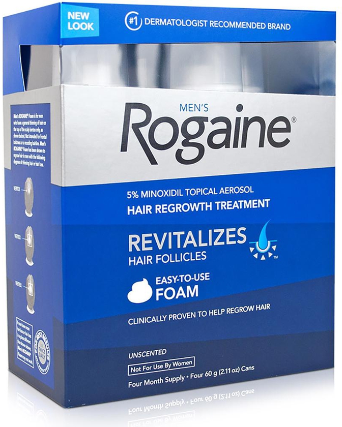 ROGAINE FOAM (REGAINE) MEN 5% MINOXIDIL (4 Month Supply)