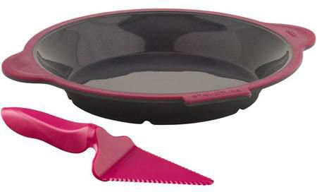 Trudeau - Silicone Pie Pan with server - Structure