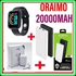 Oraimo Powerbank 20K Mah Black + Airpods + Smart Watch