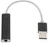 USB 2.0 To 3.5mm HD MIC Adapter Convert, USB To Virtual 7.1CH Black