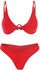 Underwired Plunge Bathing Suit - L