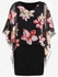 Plus Size Floral Print Chiffon Overlay Bodycon Dress - L | Us 12