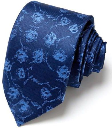 Polyester Necktie Blue Pattern