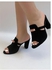 Executive Ladies Heel Slippers- Black