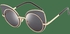Anti UV Rhinestone Embellished Cat Eye Sunglasses