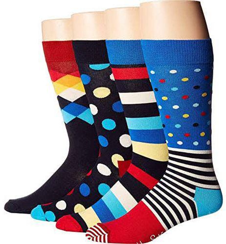 Fashion Men Quality Socks 4 Pairs (colours/patterns Vary) price from ...