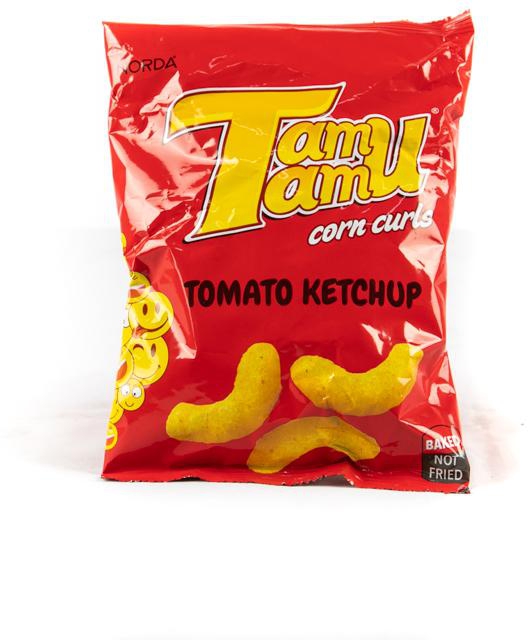 Tamu Tamu Tomato Ketchup Corn Curls 30g