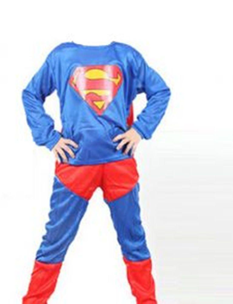 Kids Super Man Costume - Large Size