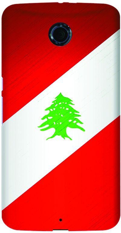 Stylizedd Google Nexus 6 Slim Snap case cover Matte Finish - Flag of Lebanon