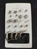 Fashionable Silver Plated Earring Set For Women- 10 Different Shapes