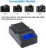 DMK Power EN-EL3e LCD Quick Battery Rapid Charger for Nikon D50 D70 D70s D80 D90 D100 D200 D300 D300S D700 D900 Digital SLR Camera
