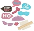 Universal 9Pcs Hen Party Photo Photography Props Kit Set Birthday Prom Wedding Accessories