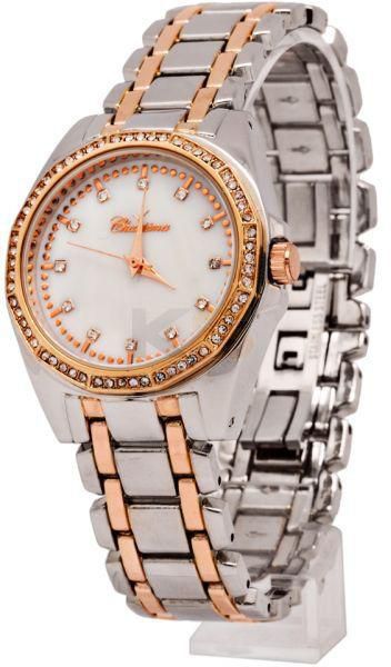 Charisma C5386D Ladies Mother of Pearl Dial Two Tone Metal Band Watch
