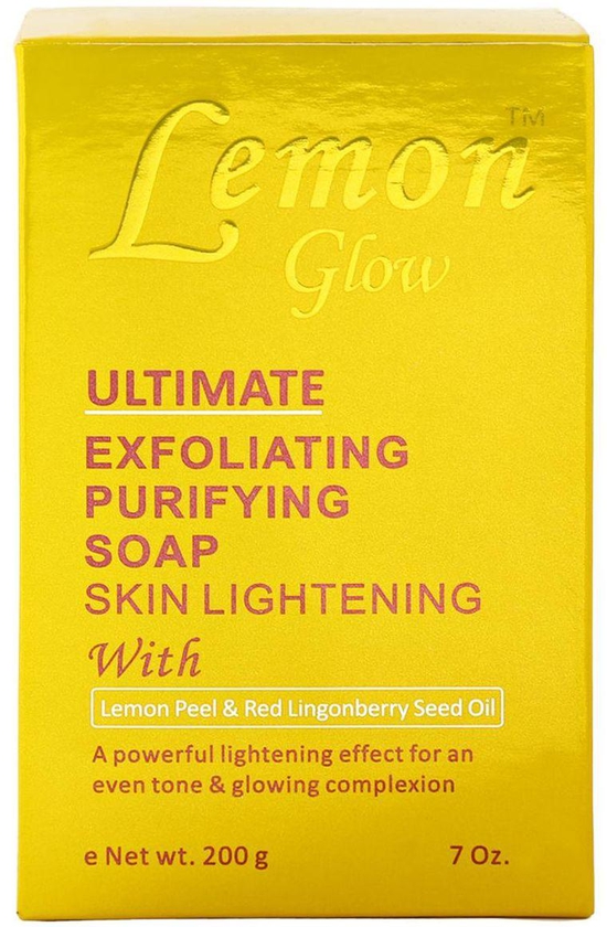 Lemon Glow Ultimate Exfoliating Purifying Soap Beige, 7 oz