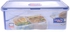 Lock & Lock Rectangular Food Container With Dividers, 2.6 Liters [HPL826C]