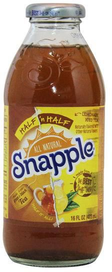 Snapple Half N Half Lemonade Iced Tea 16Oz