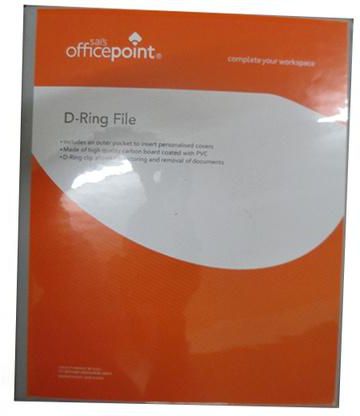 OfficePoint Ring Binder 4  Ring  1540D 1.5" - Grey