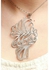 Happy Life Strassed Necklace - Silver