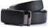 JY_shop Men’s Leather Ratchet Dress Belt With Automatic Buckle, Enclosed in an Elegant Gift Box-Black