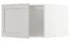 METOD Top cabinet for fridge/freezer, white/Sinarp brown, 60x40 cm - IKEA