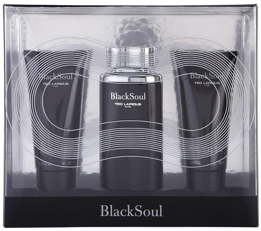 Black Soul Gift Set by Ted Lapidus for Men - Eau de Toilette 100ml