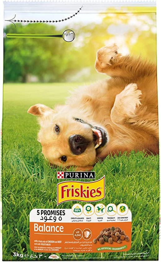 Purina Friskies Balance Dog With Chicken & Vegetables 3kg