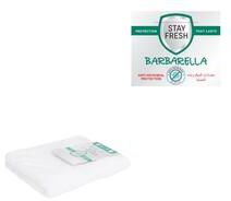 Barbarella Anti-Microbial Face Towel 33x33cm White