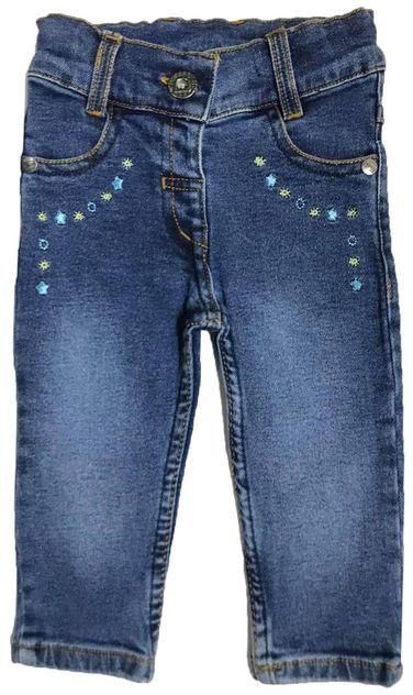 Baby Girls Jeans Pants - Adjustable Waist