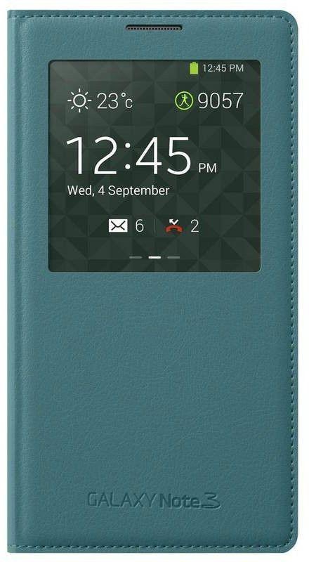 Flip S-View Leather Case Auto Sleep/Wake Up Cover for Samsung Galaxy Note 3